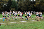 Womens junior National Cross Country Relay, Berry Hill Park, Mansfield. Photo:  David T. Hewitson/Sports for All Pics